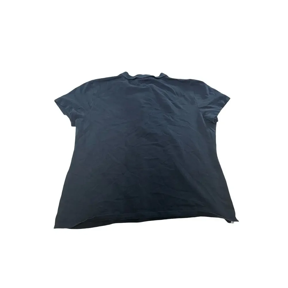 Tommy Hilfiger Youth XXL Navy Polo Shirt Short Sleeve Logo Cotton Uniform